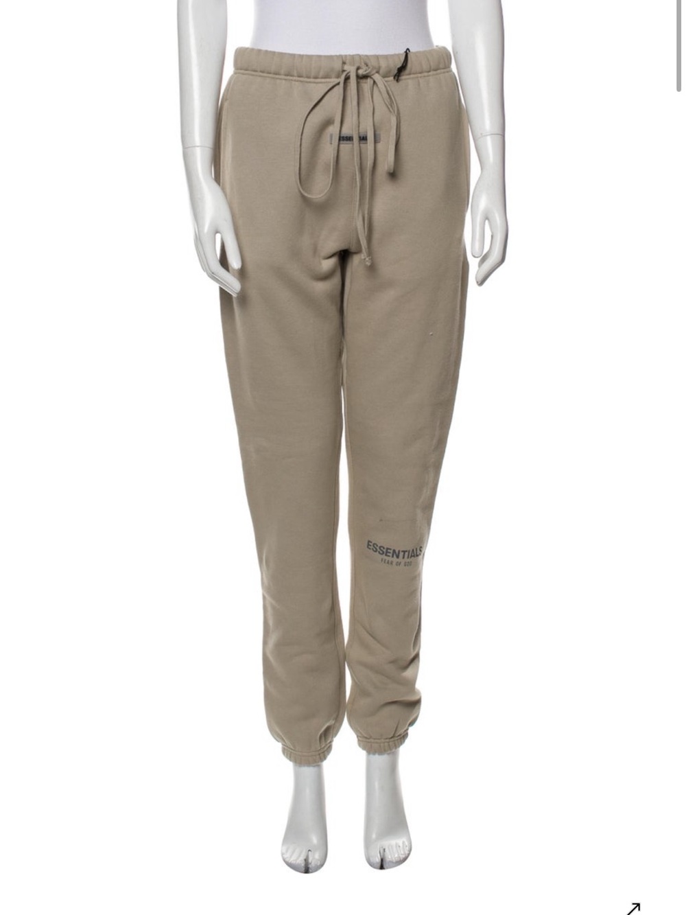 Fear of God Essentials Tan Jogger Sweatpants